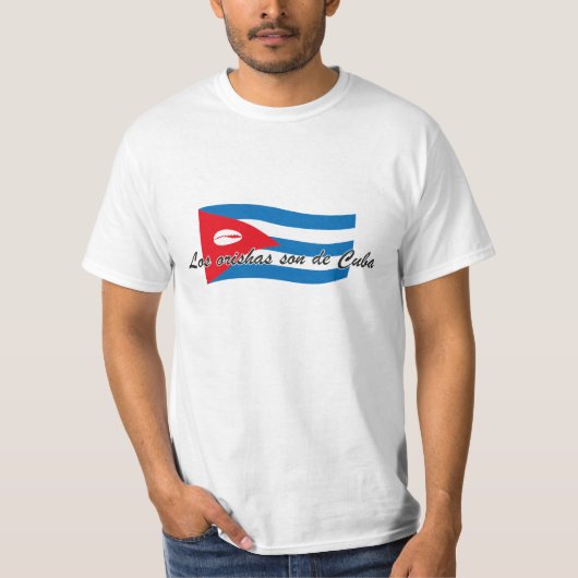 Los Orishas son de Cuba Tシャツ (正面)