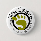 Los pasos de Jesus 缶バッジ (正面)