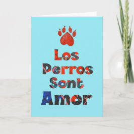 Los Perros Son Amor – Tarjeta de condolencias カード