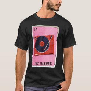 Los Tocadiscosメキシカンスラング宝くじビンゴカード Tシャツ