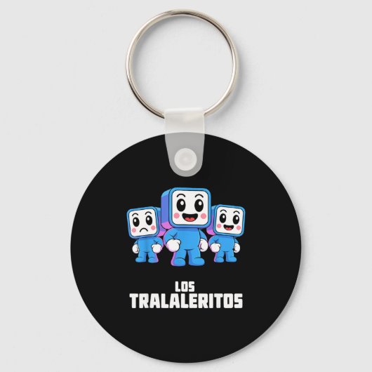Los Tralaleritos - Funny Italian Brainrot Cringe K キーホルダー (正面)