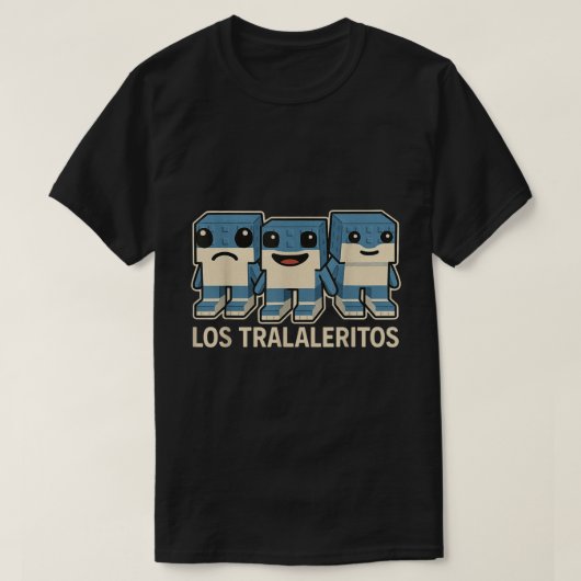 Los Tralaleritos Italian Brainrot Funny Meme Tシャツ (デザイン正面)