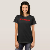 「#LosAngeles」かわいいデザイン。買今 Tシャツ (正面フル)