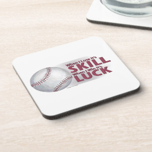 Lose Skill Win Luck Baseball コースター