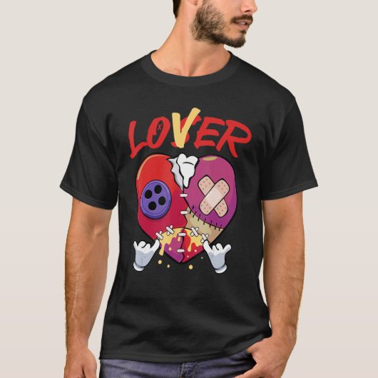 Loser  Drip Heart Sarcastic Creepy Scary Tシャツ (正面)