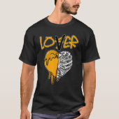 Loser  Dripping Heart OG Yellow Toe 1s Matching Tシャツ (正面)