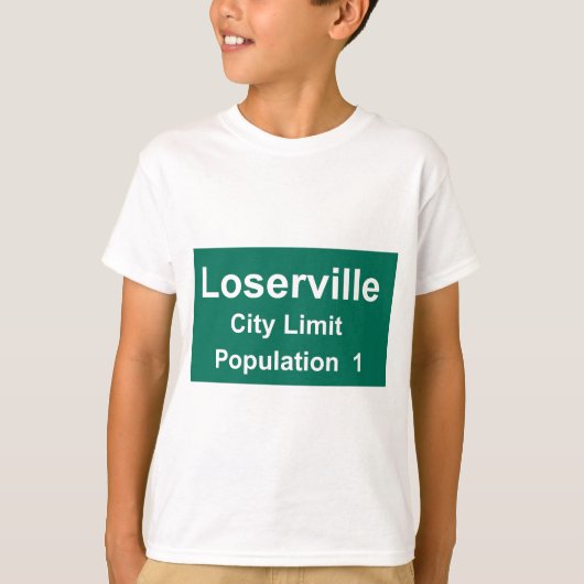 Loservilleの市境 Tシャツ (正面)