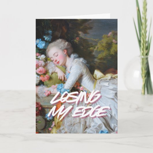 "Losing My Edge" Art Greeting Card シーズンカード (正面)