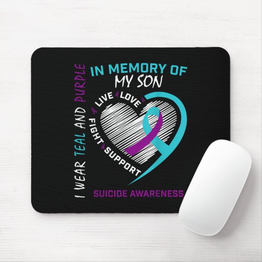 Loss Child In Memory Of My Son Suicide Awareness P マウスパッド (マウス)