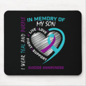 Loss Child In Memory Of My Son Suicide Awareness P マウスパッド (正面)