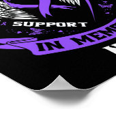 Loss Niece Overdose Awareness Day Items Addiction  ポスター (角)