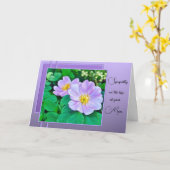 Loss of a Mom - Sympathy Card カード (黄色い花)