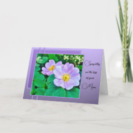 Loss of a Mom - Sympathy Card カード