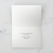 Loss of Basset Hound Dog Night Rainbow Sympathy シーズンカード (内部)