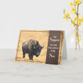 Loss of Father Sympathy Card カード (黄色い花)