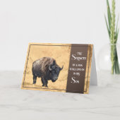 Loss of Father Sympathy Card カード (正面)