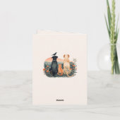 Loss of Pet Sympathy Condolence wildflower Card サンキューカード (裏面)