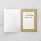 Loss of Spouse Christian Sympathy card シーズンカード (内部)