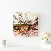 Lost and forgotten ship スクエア壁時計 (ホーム)