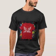 LOST ANGEL ストリートウェアTシャツ - Y2K ゴシック グラフィック