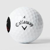 Lost Ball Message Golf Balls - Funny Personalized ゴルフボール (ロゴ)