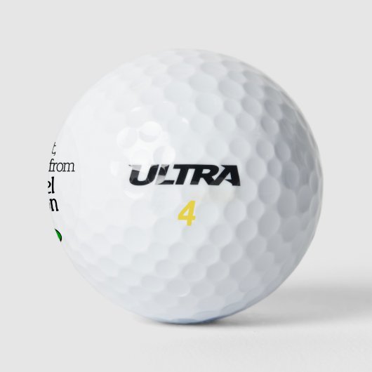 Lost golf balls| Jokes| Customizable Golf Balls ゴルフボール (ロゴ)