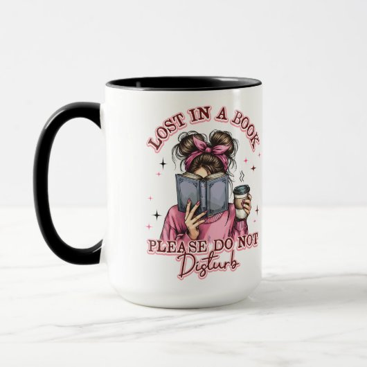 Lost In a Book....  マグカップ (左)