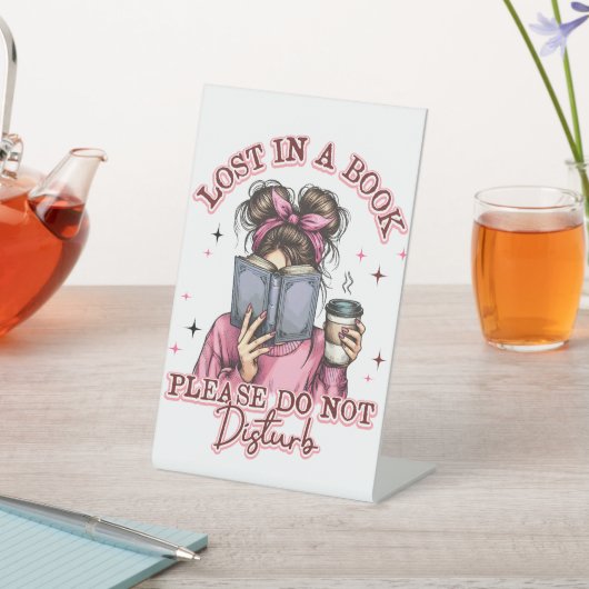 Lost In a Book....  台座サイン (インサイチュ)