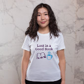 Lost in a Good Book | Cozy Reading Vibes Minimalis Tシャツ