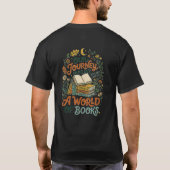 Lost In A World Of Books T-Shirt – Cozy Reading  Tシャツ (裏面)
