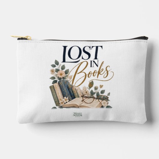 Lost in Books Accessory Pouch アクセサリーポーチ (正面)