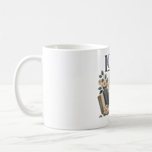 Lost in Books Literary Mug コーヒーマグカップ (左)