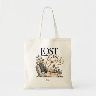 Lost in Books Literary Tote Bag トートバッグ