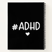 Lost in my own Mind ADHD Notebook & Journal ノートブック (裏面)