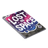 Lost in Space - Vibrant Galaxy Sticker ノートブック (右側)