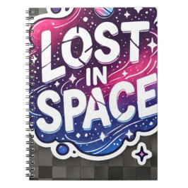 Lost in Space - Vibrant Galaxy Sticker ノートブック