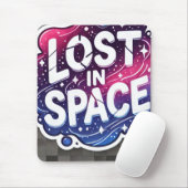 Lost in Space - Vibrant Galaxy Sticker マウスパッド (マウス)