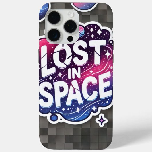 Lost in Space - Vibrant Galaxy Sticker Case-Mate iPhoneケース (裏面)