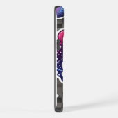 Lost in Space - Vibrant Galaxy Sticker iPhoneケース (右側面)