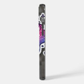 Lost in Space - Vibrant Galaxy Sticker iPhoneケース (左側面)