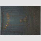 Lost in the Fog – Decoupage Paper with Teddy Bear 薄葉紙 (正面)