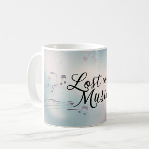 Lost In The Music コーヒーマグカップ