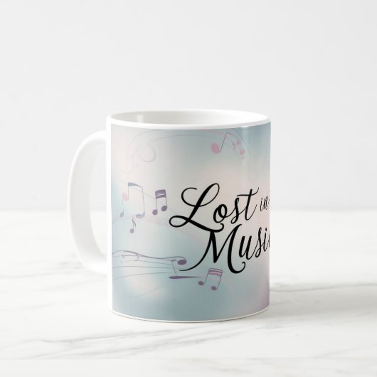 Lost In The Music コーヒーマグカップ (正面左)
