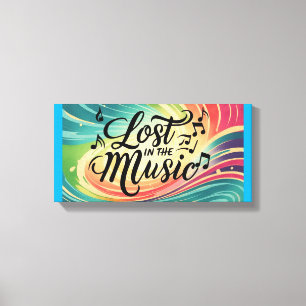 Lost In The Music 2 キャンバスプリント