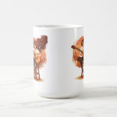 Lost In The Music Cozy Guitar Player Aesthetic Ill コーヒーマグカップ (中央)