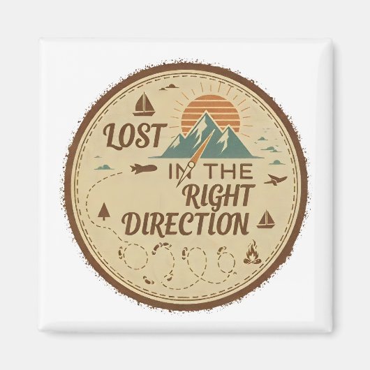 Lost in the Right Direction マグネット (正面)