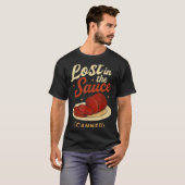 Lost In The Sauce Canned Funny Thanksgiving Food P Tシャツ (正面フル)