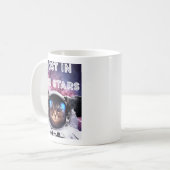 Lost in the Stars Cat Astronaut Mug コーヒーマグカップ (正面左)