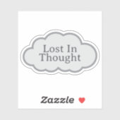 Lost In Thought - Relatable Cloud Sticker シール (シート)