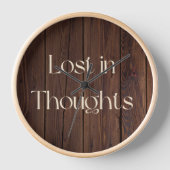 Lost in Thoughts 壁時計 (正面)